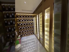 Schlichtes Design, erschwinglicher Weinschrank aus Edelstahl für den Hausgebrauch