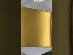 Spiegel rot-goldene Edelstahlbleche