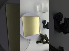 Spiegel Champagner Gold Edelstahl