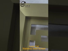 Laserschneidende Schaubilder aus Edelstahl