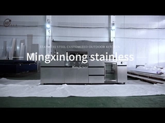 Grillschrank aus Edelstahl