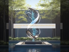 304, 316L Edelstahl-Skulpturen für Innenräume