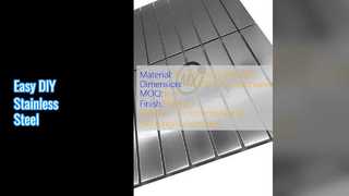 Einfache DIY-Mosaikplatten aus Edelstahl