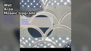 Marine-Edelstahlmosaik für Nassbereiche