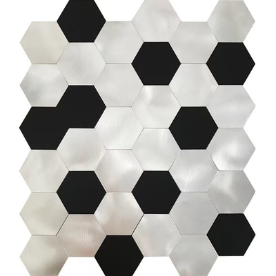 Aluminium- Mosaik-Fliesen Rostschutz-12*12in Erschütterungs-Metall- Hexago