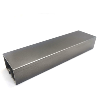 Bead Blasted 12mm Black Stainless Steel Trim Strips JIS 304 1.15mm Thick