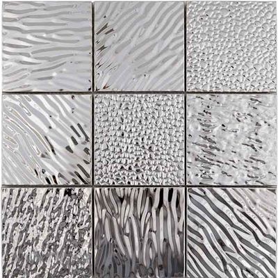 Guter Preis Edelstahl-Metallmosaik für Backsplash-Knall Art Relaxing Style Online