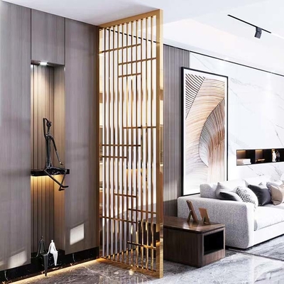 800mm Stainless Steel Screen Partition Room Divider 304 430 Black Champaign Gold