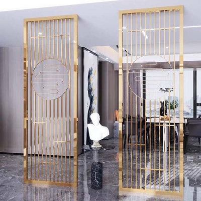 800mm Stainless Steel Screen Partition Room Divider 304 430 Black Champaign Gold