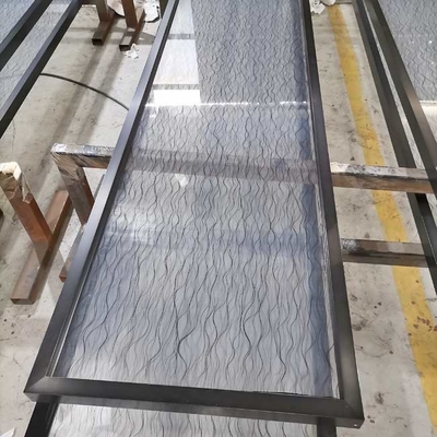201 Stainless Steel Screen Partition 60*300cm Black Decorative Screen