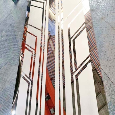 Acid Etching Gold Color Stainless Steel Sheet for Elevator