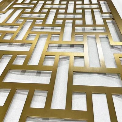 Guter Preis Schwarze Antike Rose Gold Hairline NO4 bürstete geteilten Bronzeweinlese-den privaten Raum-Edelstahl-Schirm-Fach-Raum Online