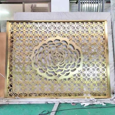 Guter Preis Rose Gold Bronze Black Hairline bürsten horizontale malende Muster-Entwurfs-Edelstahl-Schirm-Fach-Teiler-Platte Online