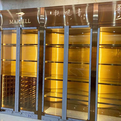 Guter Preis Glastür-steuern moderne Wein-Luxuskabinette automatisch an Online