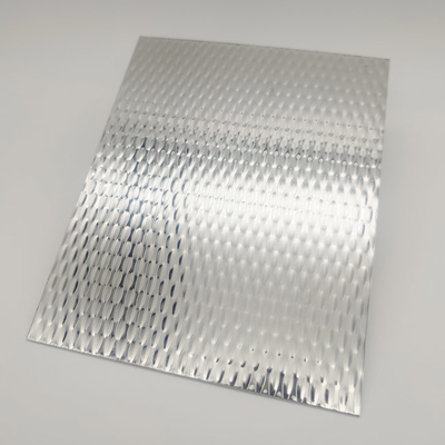 304 Stainless Steel Sheets Plates Stamped Finish Small Rain Drop 5WL Wave Pattern