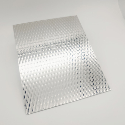 304 Stainless Steel Sheets Plates Stamped Finish Small Rain Drop 5WL Wave Pattern