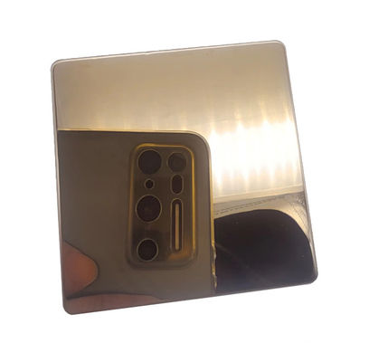 Guter Preis Farbiges Edelstahlblech 8 Karat Roségold für die Innendekoration Anti-Fingerabdruck-Beschichtung Online