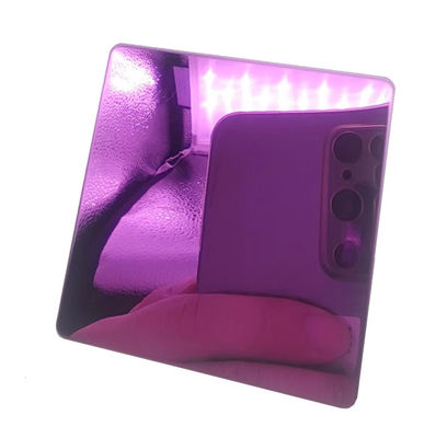 Guter Preis Farbiges Edelstahlblech 8K Pink Farbe für Hotel KTV Innendekoration Anti-Fingerabdruck-Beschichtung Online