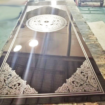 Guter Preis 4x8 201 304 316l geätztes Edelstahlblech des Spiegel-PVD Farbe für Aufzugs-Tür-Gewohnheit Online