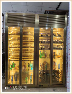 Customized Size Room Temperature Ktv Bar Counter Wine Cabinet