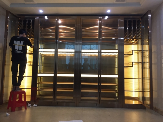 Customized Size Room Temperature Ktv Bar Counter Wine Cabinet
