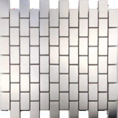Guter Preis Quadratisches Metallmosaik für Backsplash des Badezimmers Backsplash Online