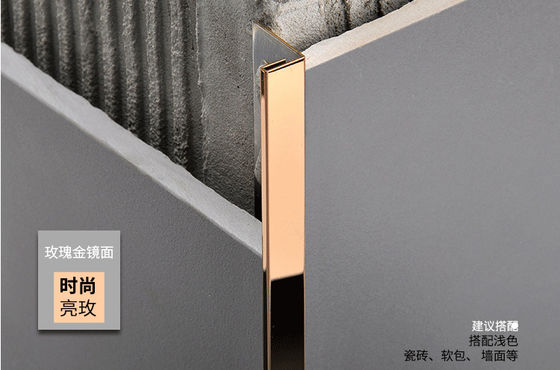 Guter Preis Kanal-Ordnungs-Profil des Edelstahl-201 304 316L für dekorativen Schutz keramische Küchen-Conner Edge Or Wall Edges Online