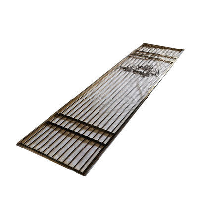 Guter Preis 304 Hersteller angepasste Metall High-End Edelstahl Bildschirm Innendekoration Lobby Trennwand Online