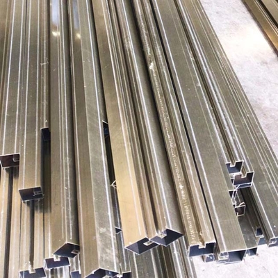 304 Rose Gold Color Bronze Vibration Antique Patterned Stainless Steel Trim For Wall Cladding Panel