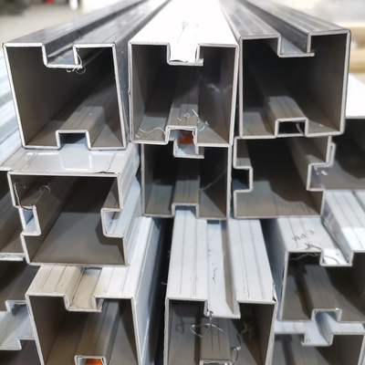 304 Rose Gold Color Bronze Vibration Antique Patterned Stainless Steel Trim For Wall Cladding Panel