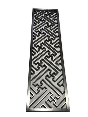 Guter Preis Moderne Hohlmetall-Edelstahl-Schirm Trennwand 600mm Breite Online