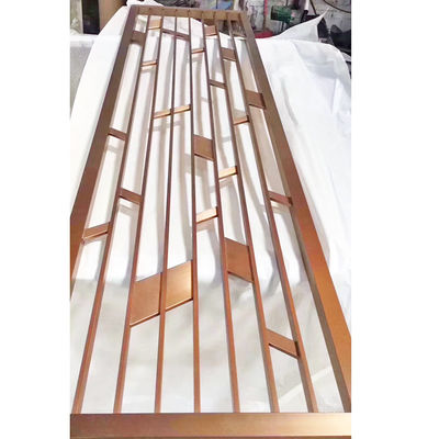 Guter Preis 304 Roségold Bronze Haarlinie Edelstahl Trennwände Bürsten Edelstahl Trennwände Online