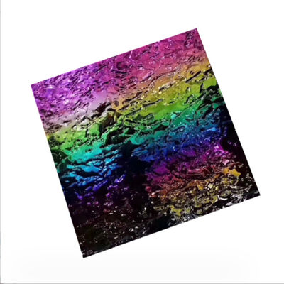 Guter Preis SUS 201 304 316 AFP Kaltgewalzte 4*8ft Farbige 8K Spiegel Wasserröpfige Edelstahl geprägte Bleche für Deckenplatte Online