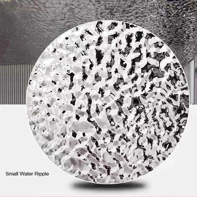 Guter Preis 304 20MM THK Mirror Wave Water Ripple 4000mm Stainless Steel Sheet With Honeycomb Online