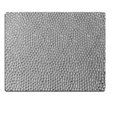 High Quality Silver Embossed Honeycomb Stainless Steel Sheet Custom Color