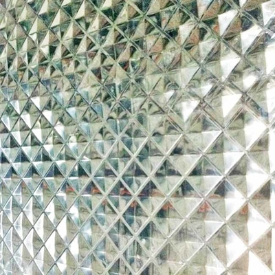 Diamond Shape Embossed Color Stainless Steel Sheet For Interior Decoration