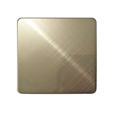 Guter Preis Kreuz Champagner Gold Edelstahl Streifen Fabrik andere Stahlrohre Online