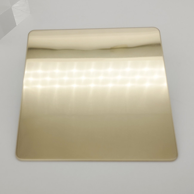 4X8’304 Stainless Steel Sheets Thickness 1mm Champagne Gold