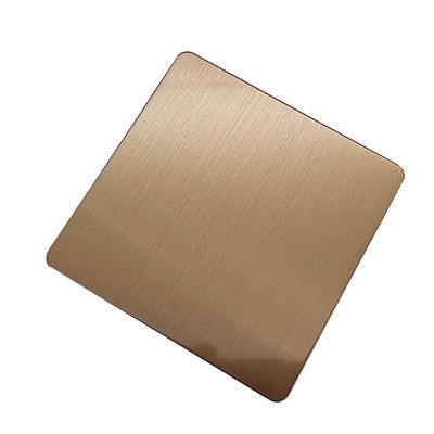 Guter Preis Haarlinie Spiegel Polierte Kaffeefarbe 1 mm Dicke 304 oder 201 Edelstahl Online