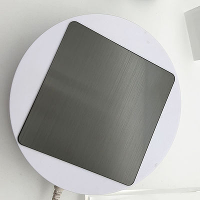 Guter Preis 304 schwarze Farbe Edelstahlbleche gebürstete Haarlinie NO.4 Fertigbleche aus Edelstahl PVD-Beschichtung für Rahmen Online