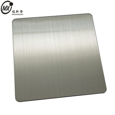 Guter Preis Silber-Weißfarbe Edelstahlbleche Bürste Haarlinie Oberfläche 201j1j2 Edelstahlbleche PVD beschichtet für den Aufzug Online