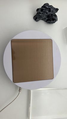 Guter Preis Haarlinie Kupfer Bronze PVD Farbe ausreichend Dicke Edelstahl 8ft 10ft Online