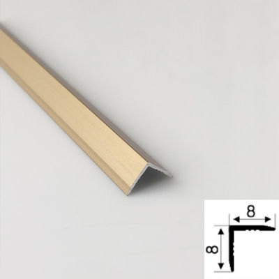 Guter Preis 304 angepasste V-Form Gold Farbe Haarlinie gebürstete Edelstahl-Trim 201 Edelstahl-Fliesen Rand Trim für Wand Online