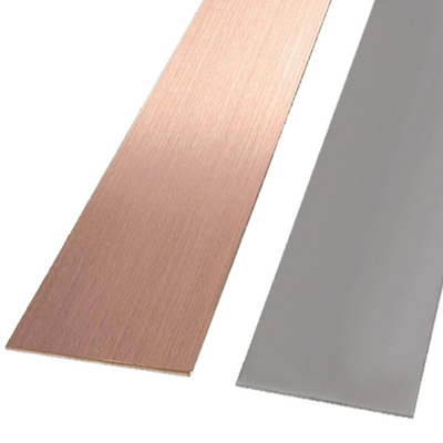 201 304 Color Stainless Steel Trim Strips For Background Wall , Ceiling , Whole House Wall Decoration