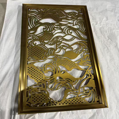 Foshan MXL Shiny Gold 304 Stainless Steel Screen&Dividers For Dining Room