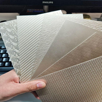 Guter Preis 4*8ft 0,8mm 1mm 1,2mm 1,5mm Dicke Wanddekoration Prägung Oberfläche Edelstahlblech Online