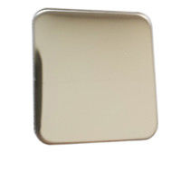 Guter Preis Edelstahlblech PVD-Plattierung Farbe Fensterglas Edelstahl Eisen SUS 304 KALTE ROLLE SILBER FARBEN Spiegel Oberfläche Online