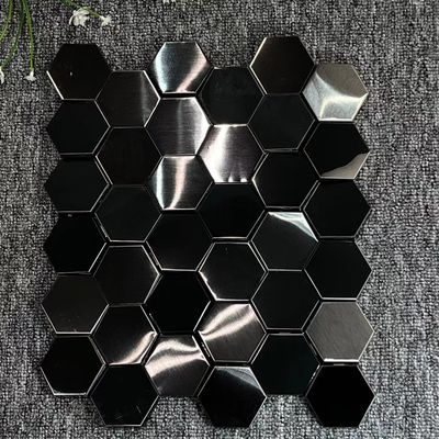 Guter Preis Ausgeklügelte und zeitlose Mosaikfliesen aus Edelstahl für klassische Designs Online