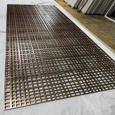 CUSTOM COLORED STAINLESS STEEL SCREEN PARTITIONS