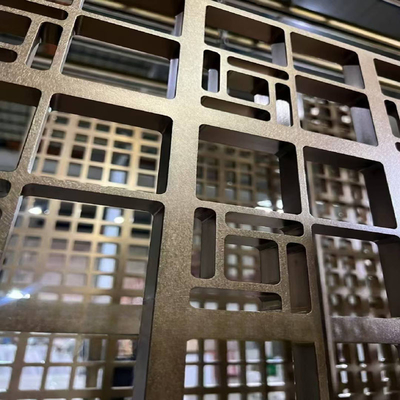 CUSTOM COLORED STAINLESS STEEL SCREEN PARTITIONS